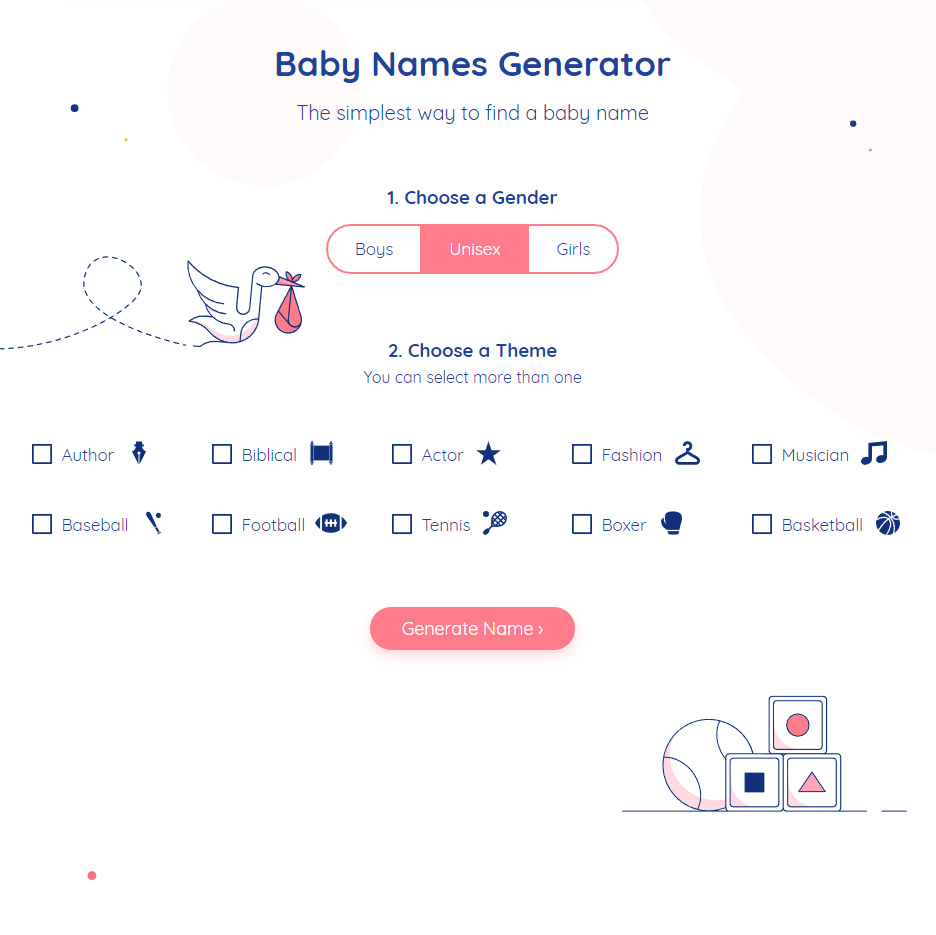 Baby name generator
