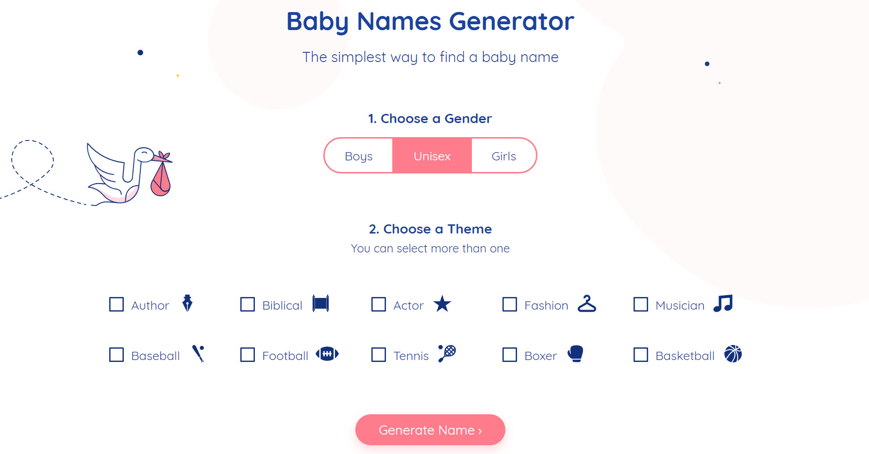 Name Generator, Powered by Parents Worldwide | Sleepless Parent